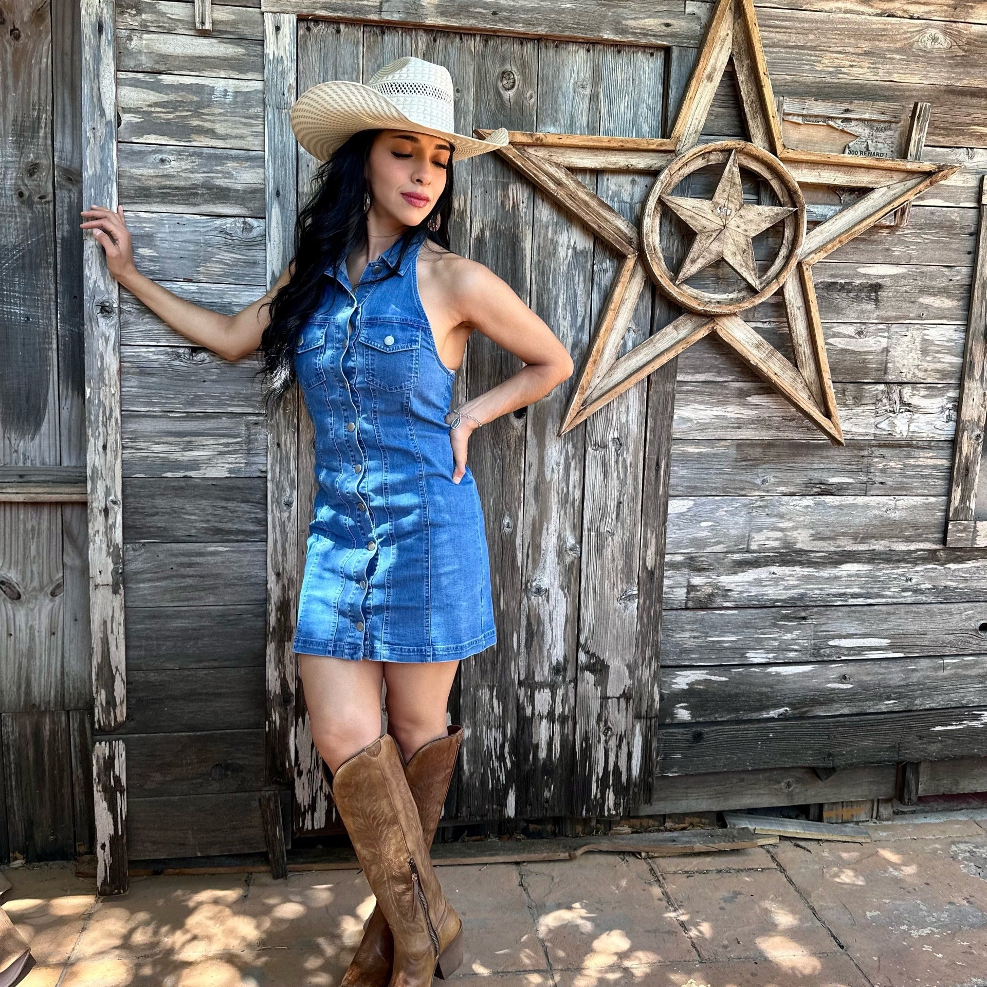 Midnight Cowgirl Corduroy Button Up Dress – Stevie Rae Boutique